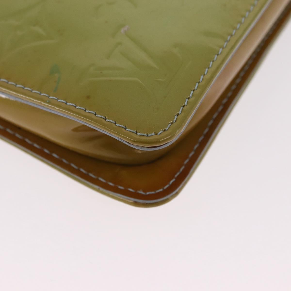 LOUIS VUITTON Monogram Vernis Lexington Pouch Baby Blue M91011 LV Auth ep15107