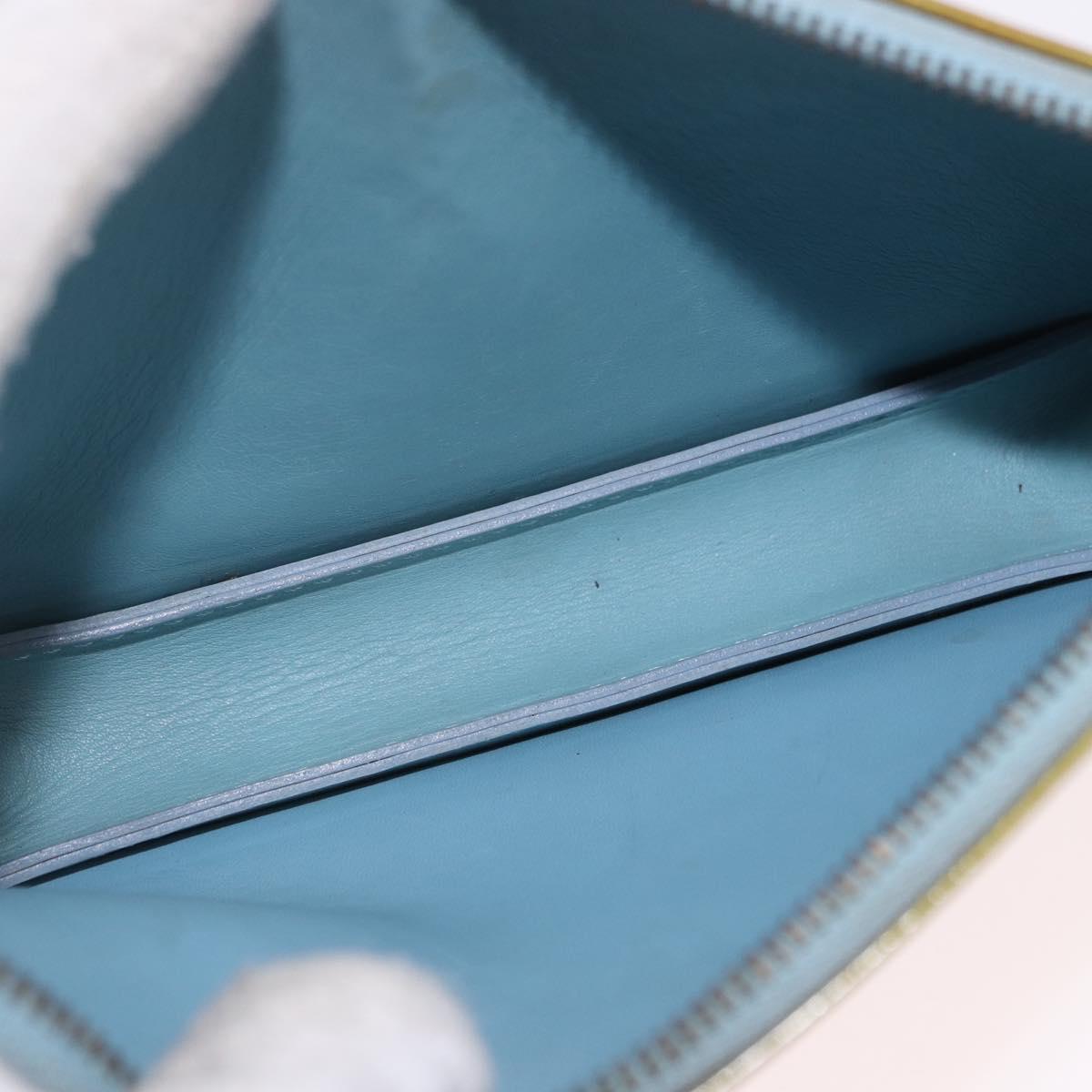 LOUIS VUITTON Monogram Vernis Lexington Pouch Baby Blue M91011 LV Auth ep15107