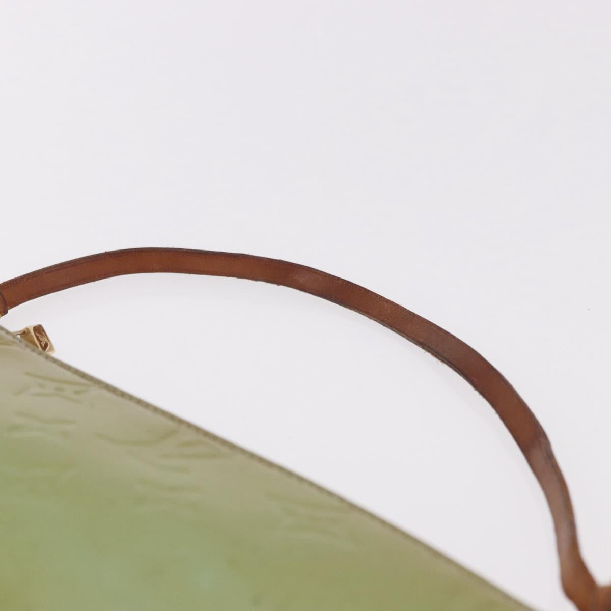 LOUIS VUITTON Monogram Vernis Lexington Pouch Baby Blue M91011 LV Auth ep15107