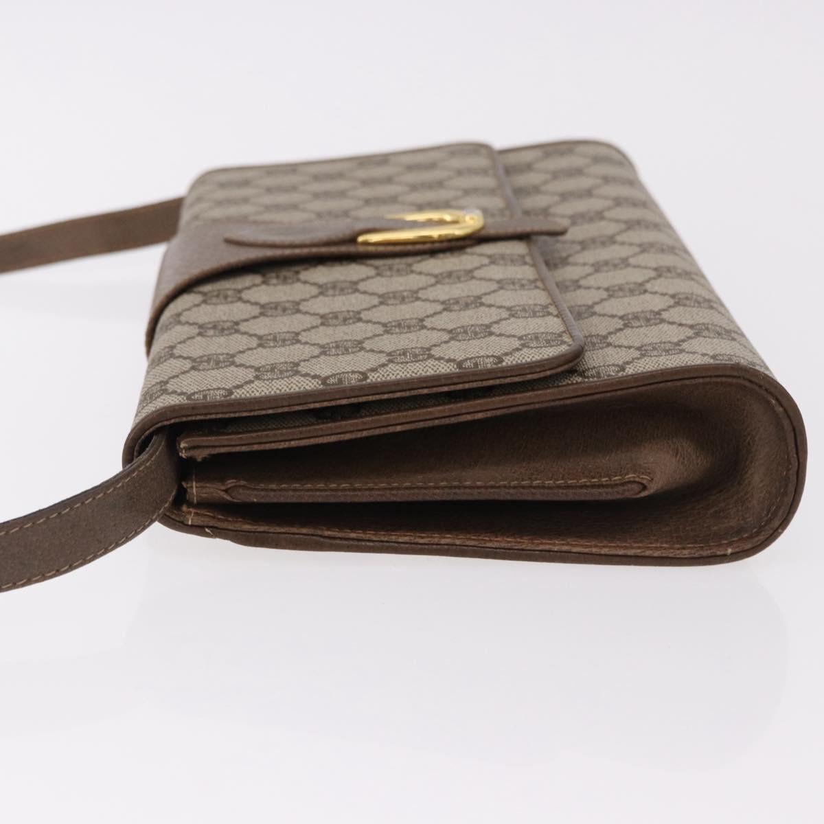 GUCCI GG Supreme Shoulder Bag PVC Beige Gold 904 02 050 Auth ep15108