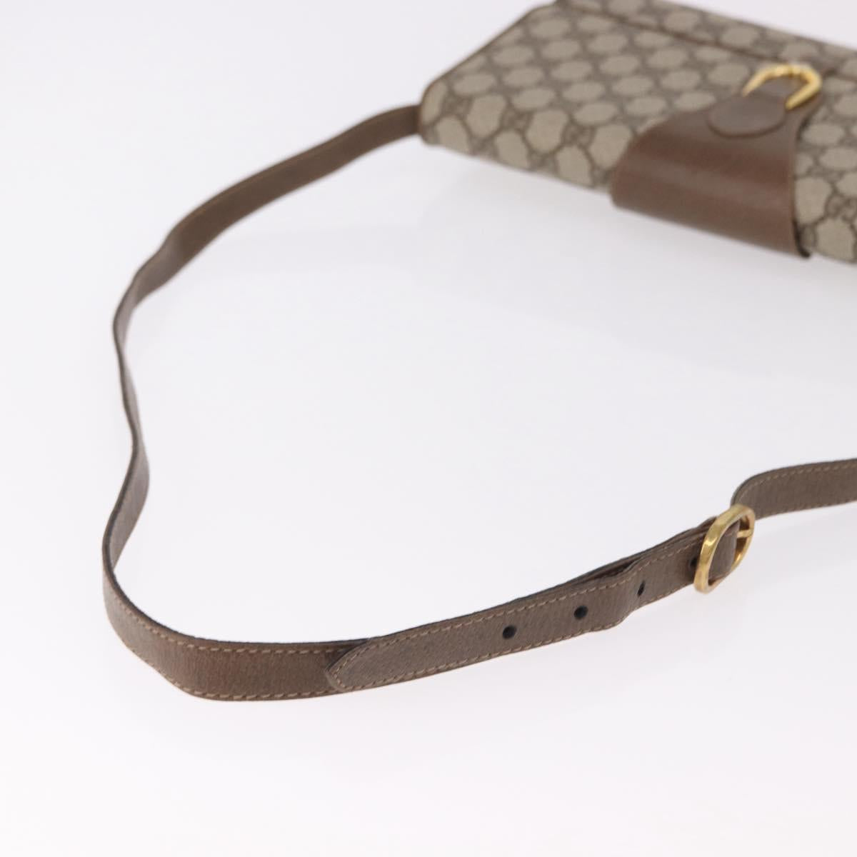 GUCCI GG Supreme Shoulder Bag PVC Beige Gold 904 02 050 Auth ep15108