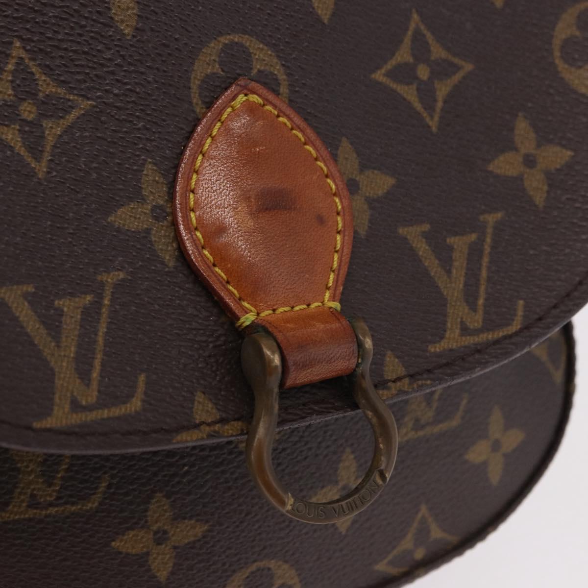 LOUIS VUITTON Monogram Saint Cloud PM Shoulder Bag M51244 LV Auth ep15111A
