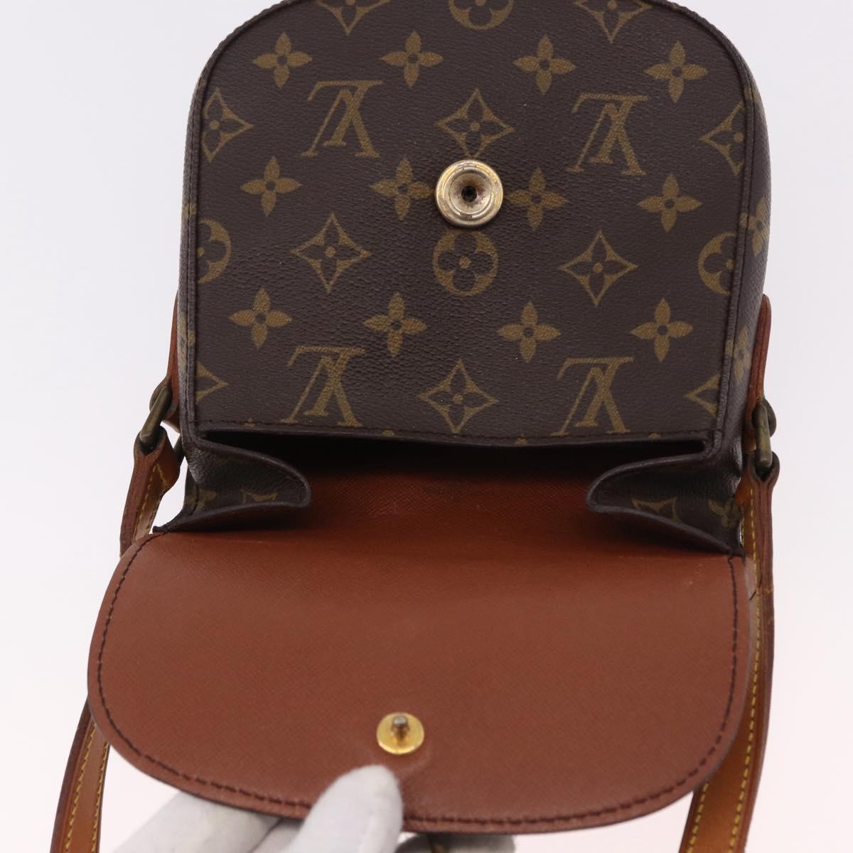 LOUIS VUITTON Monogram Saint Cloud PM Shoulder Bag M51244 LV Auth ep15111A