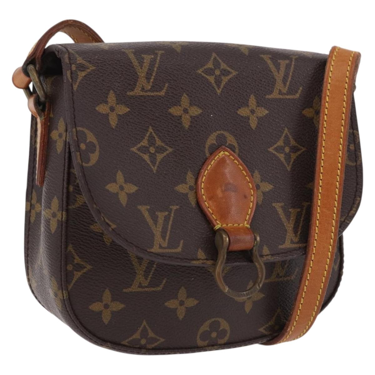 LOUIS VUITTON Monogram Saint Cloud PM Shoulder Bag M51244 LV Auth ep15111A