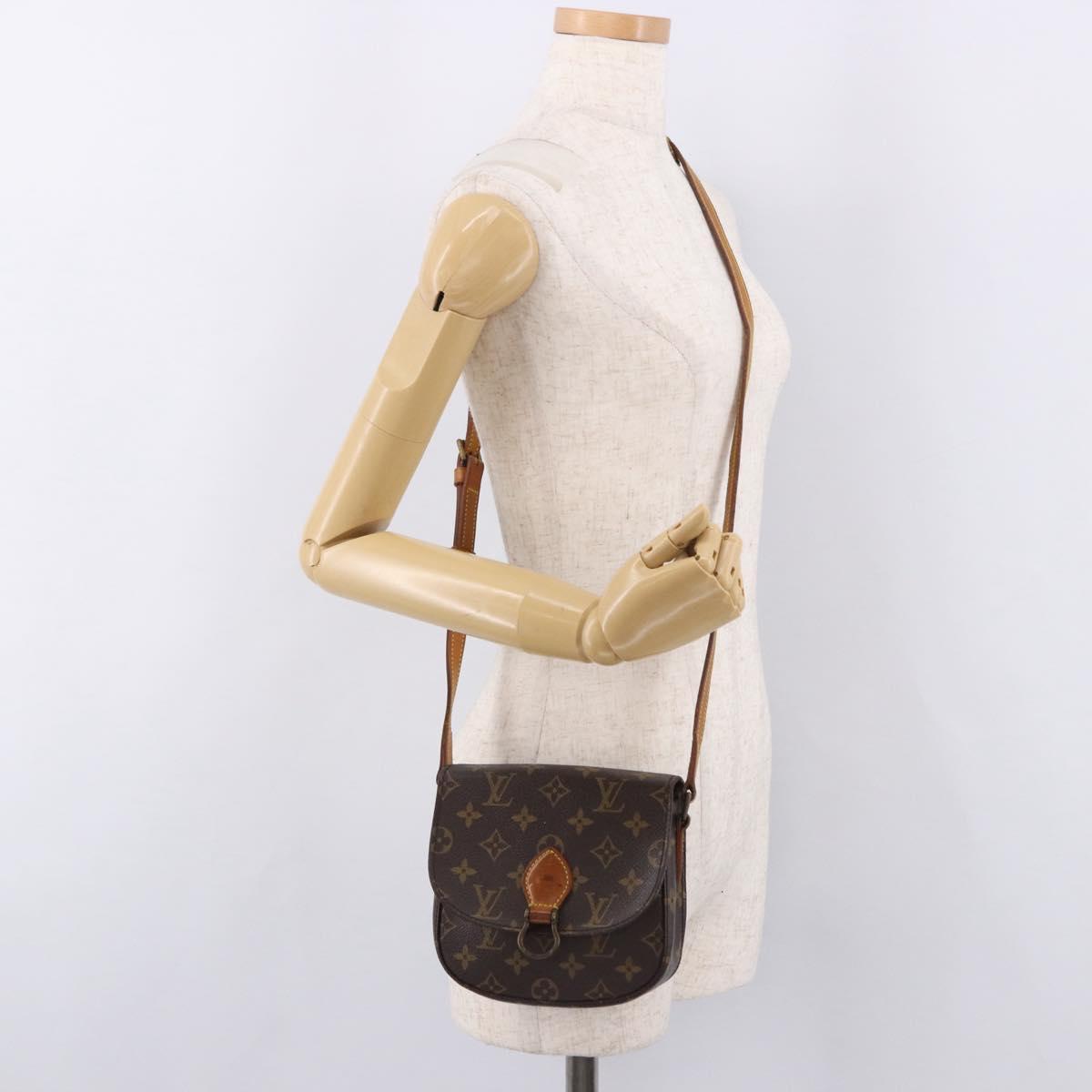 LOUIS VUITTON Monogram Saint Cloud PM Shoulder Bag M51244 LV Auth ep15111A