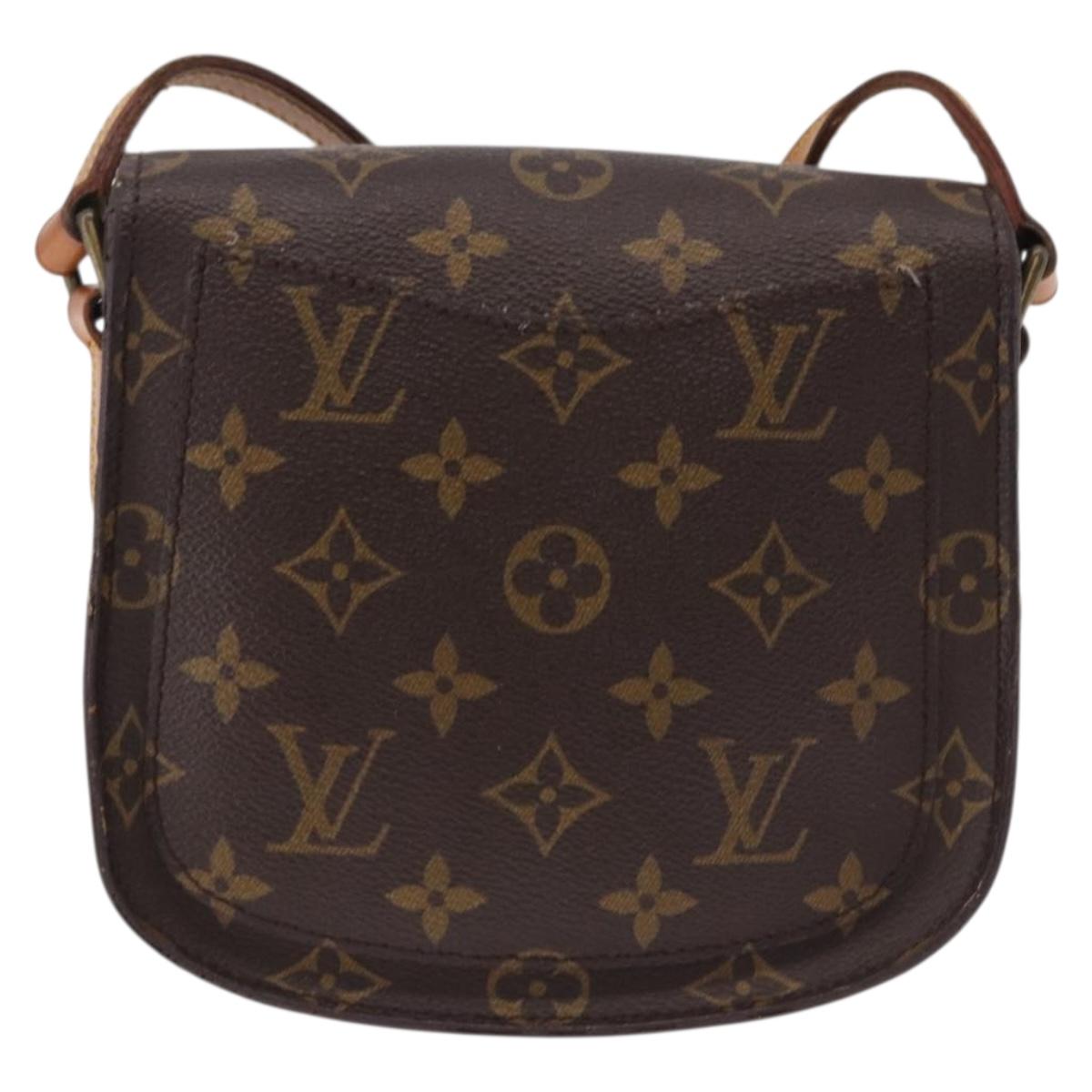 LOUIS VUITTON Monogram Saint Cloud PM Shoulder Bag M51244 LV Auth ep15111A