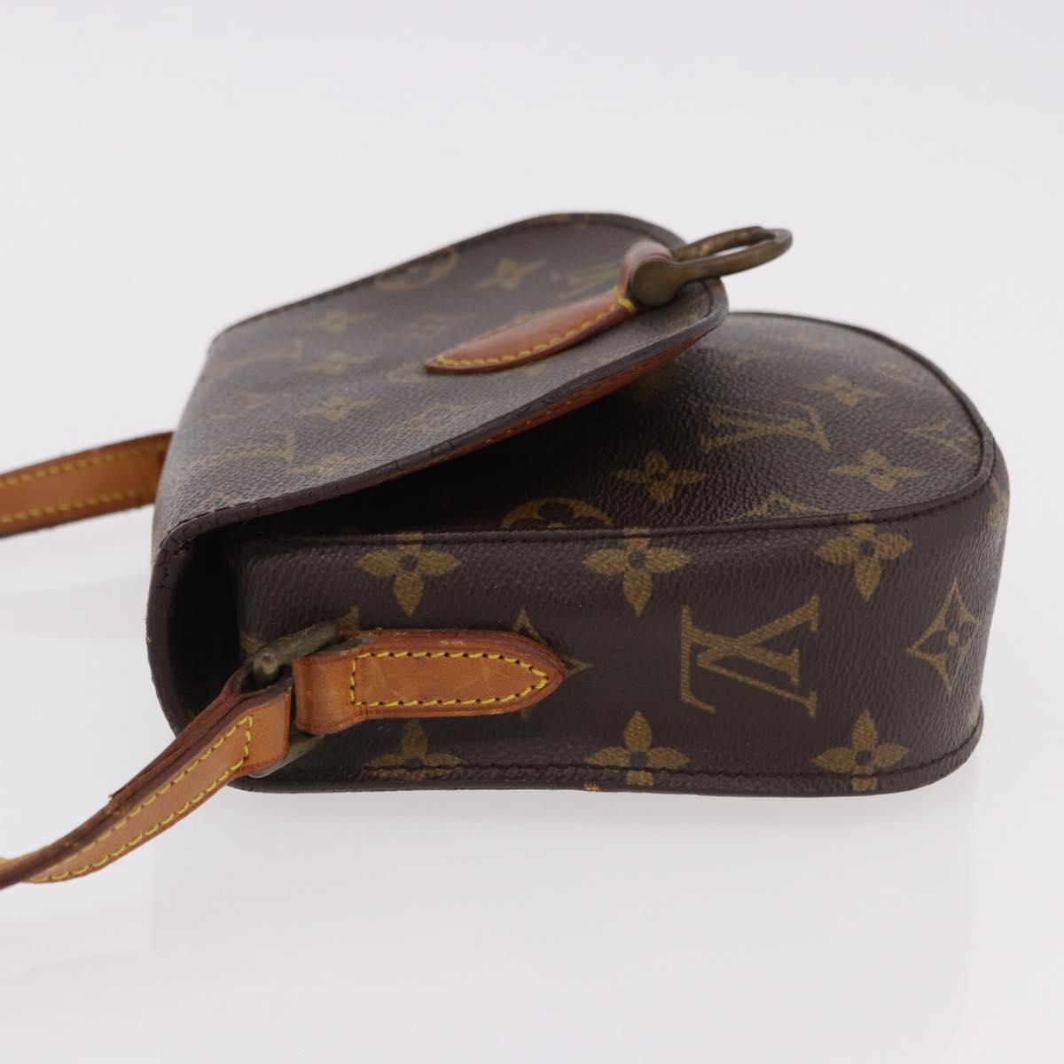 LOUIS VUITTON Monogram Saint Cloud PM Shoulder Bag M51244 LV Auth ep15111A