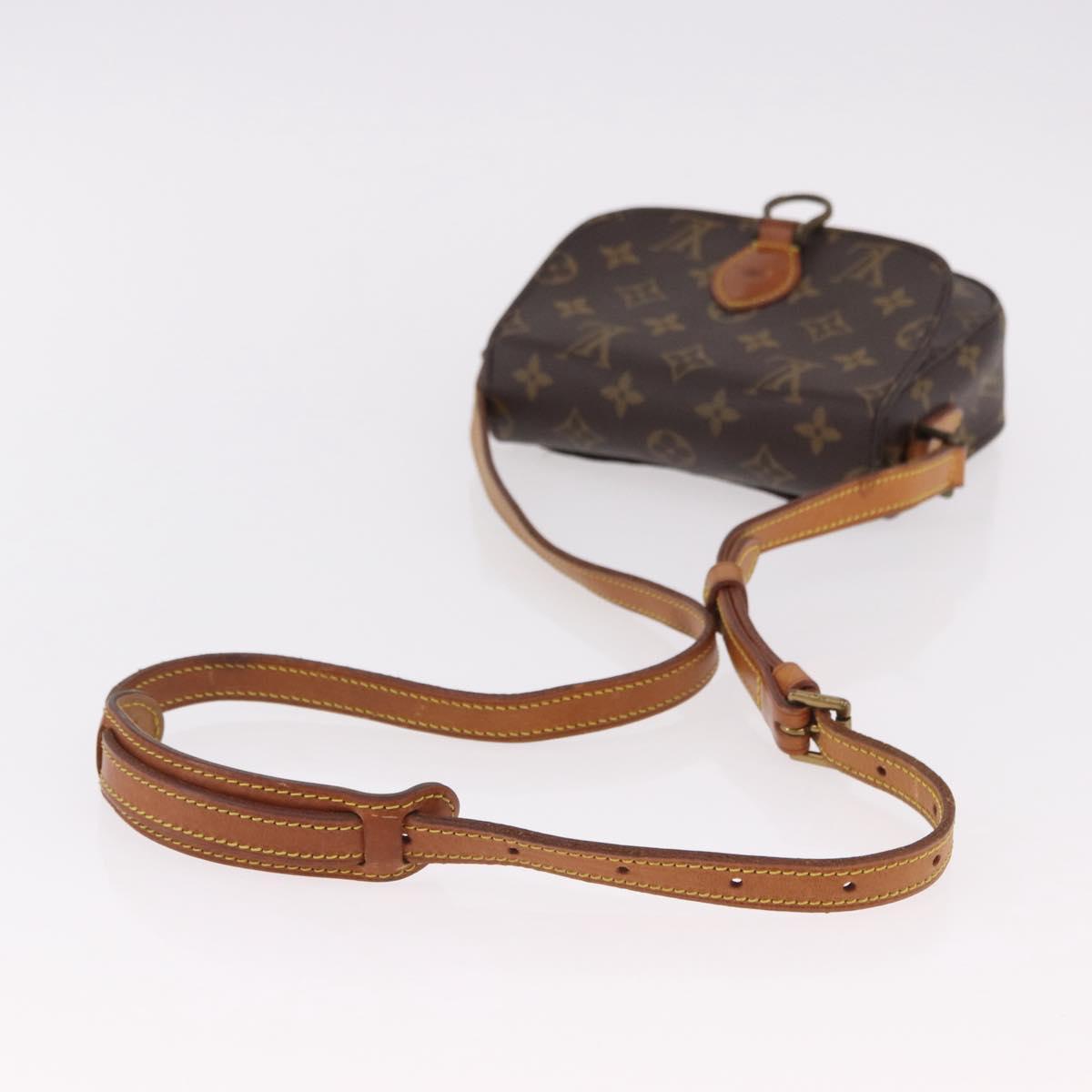 LOUIS VUITTON Monogram Saint Cloud PM Shoulder Bag M51244 LV Auth ep15111A