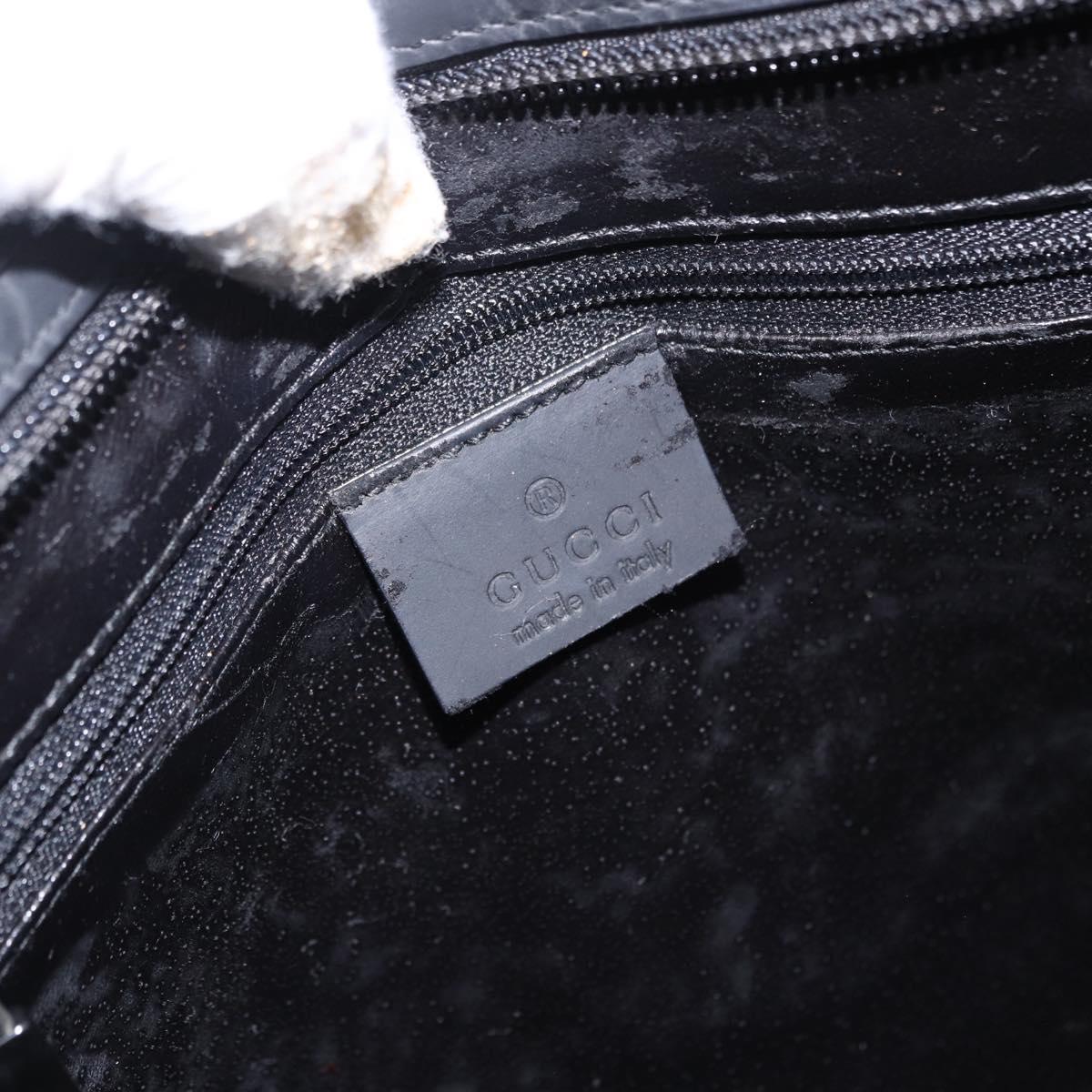 GUCCI Shoulder Bag PVC Canvas Black 001 3066 Auth ep15112