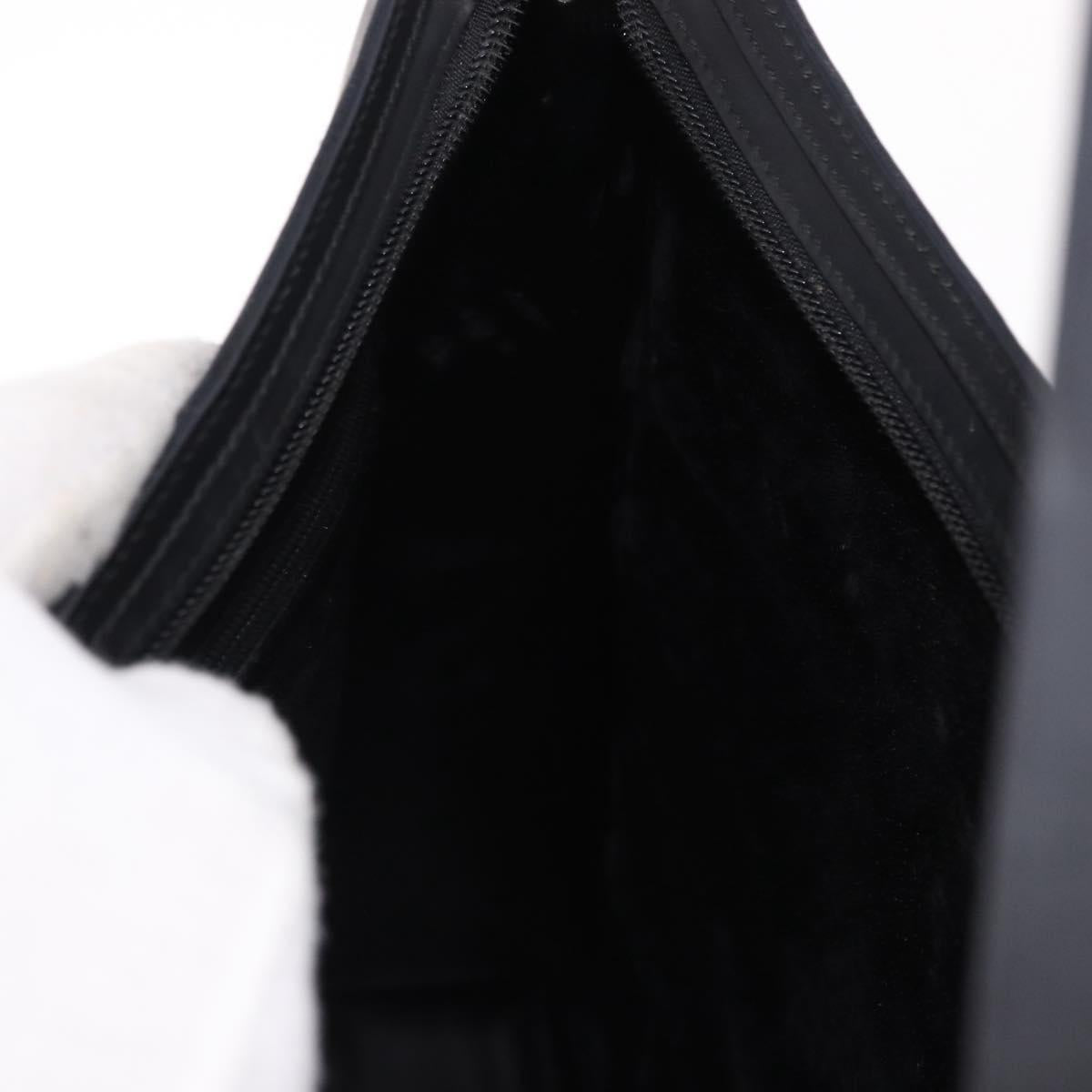 GUCCI Shoulder Bag PVC Canvas Black 001 3066 Auth ep15112