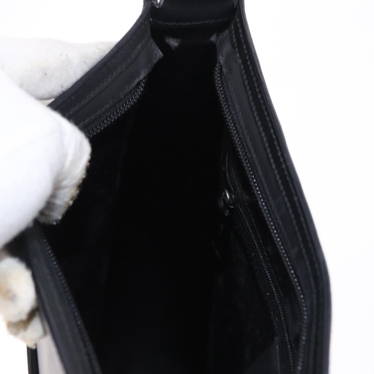 GUCCI Shoulder Bag PVC Canvas Black 001 3066 Auth ep15112