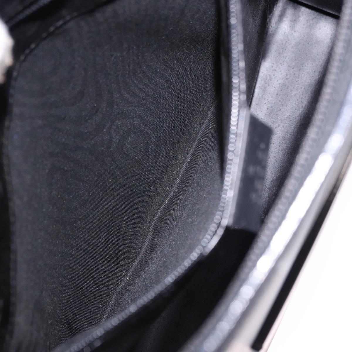 GUCCI Shoulder Bag PVC Canvas Black 001 3066 Auth ep15112