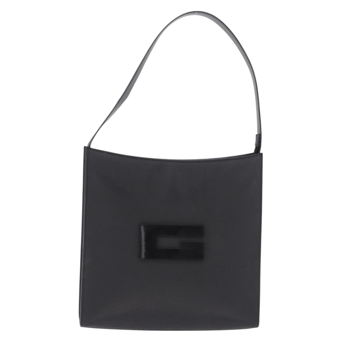 GUCCI Shoulder Bag PVC Canvas Black 001 3066 Auth ep15112