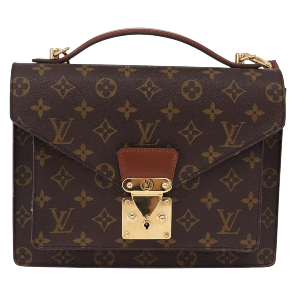 LOUIS VUITTON Monogram Monceau 26 Hand Bag 2way M51187 LV Auth ep15116