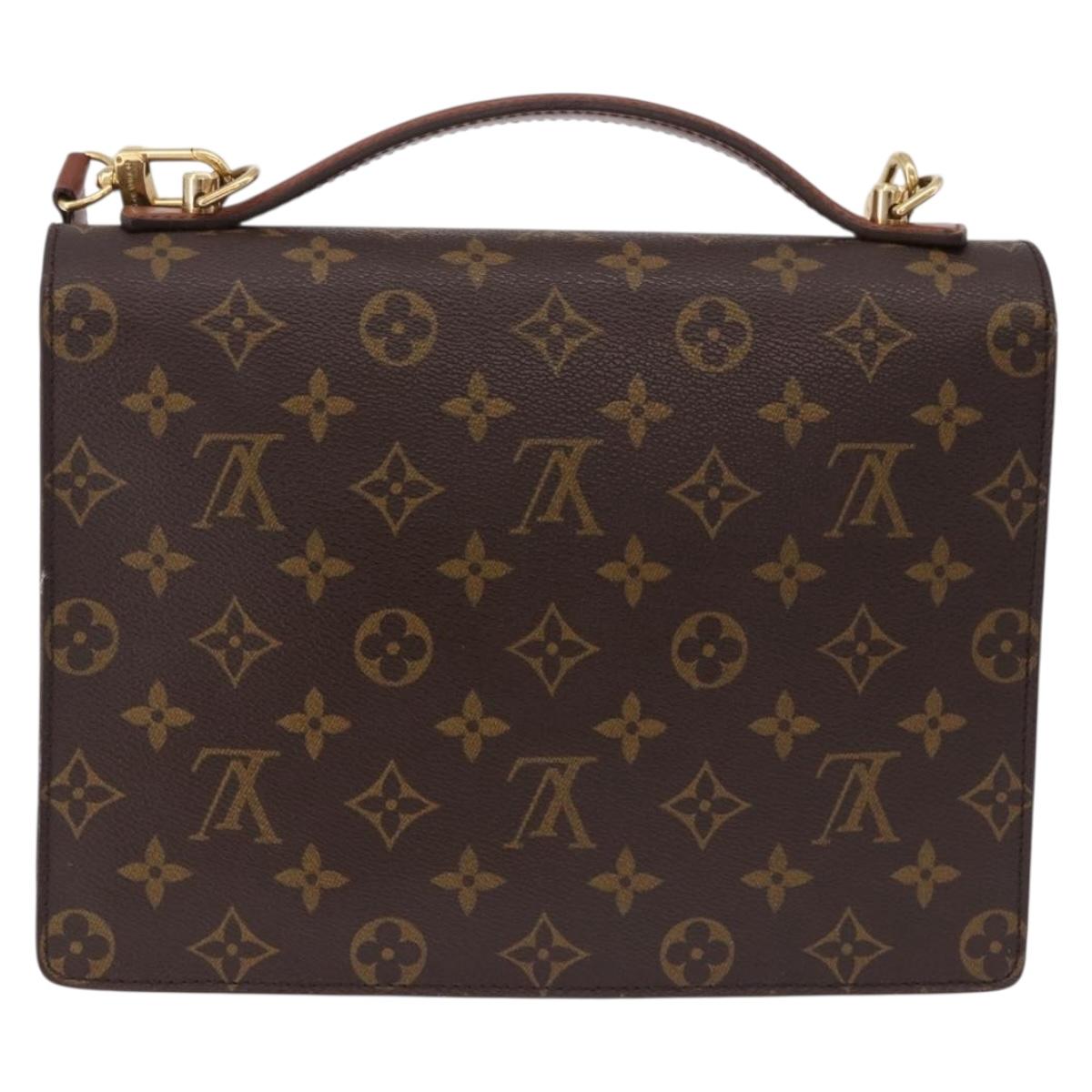 LOUIS VUITTON Monogram Monceau 26 Hand Bag 2way M51187 LV Auth ep15116