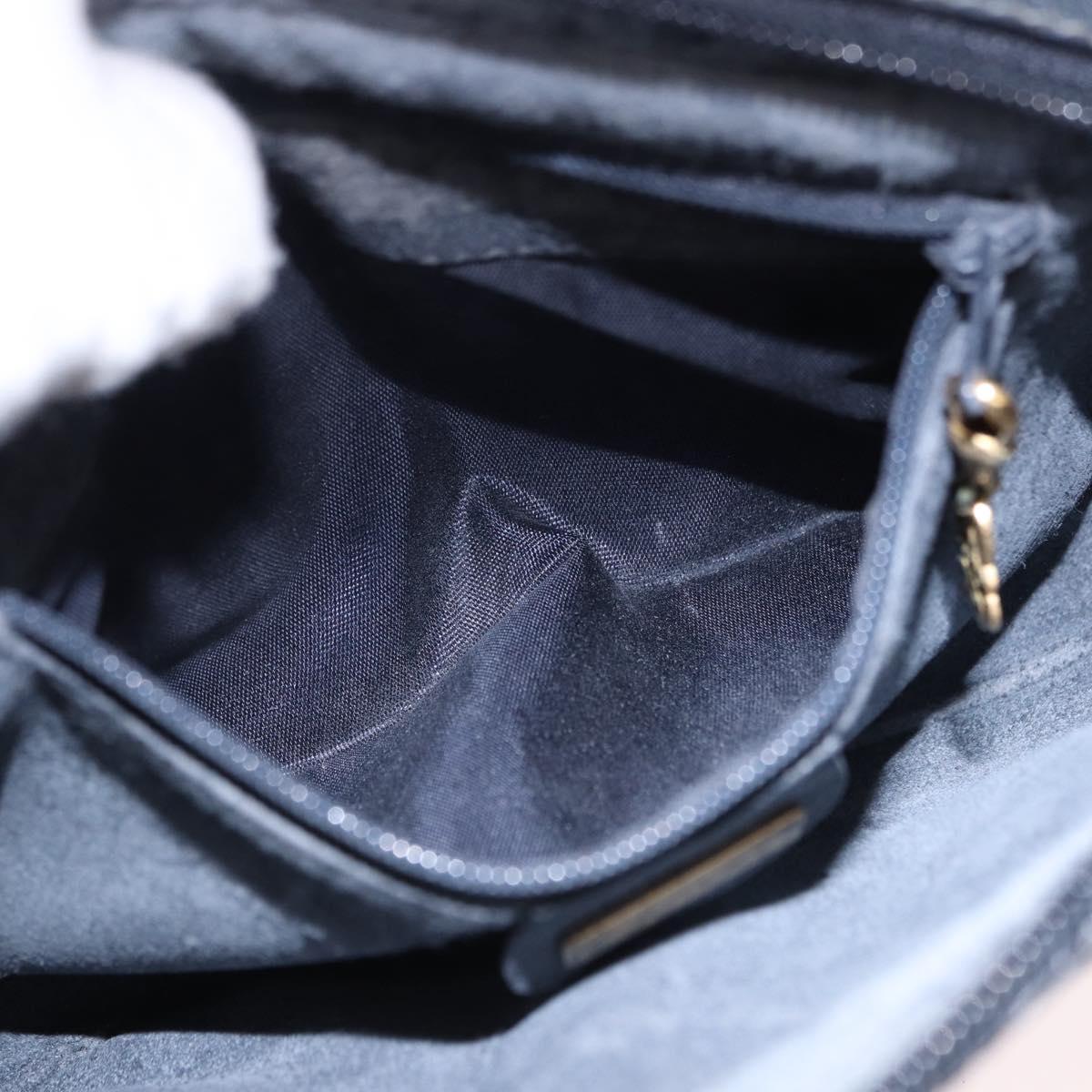 GUCCI GG Supreme Shoulder Bag PVC Navy Gold 007 56 0095 Auth ep15119