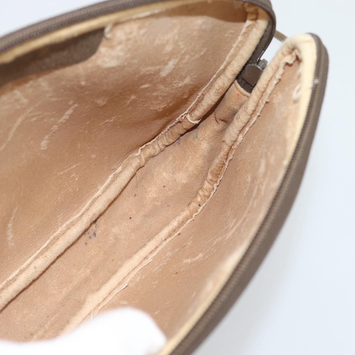 GUCCI GG Supreme Shoulder Bag PVC Beige Gold 97 02 068 Auth ep15126