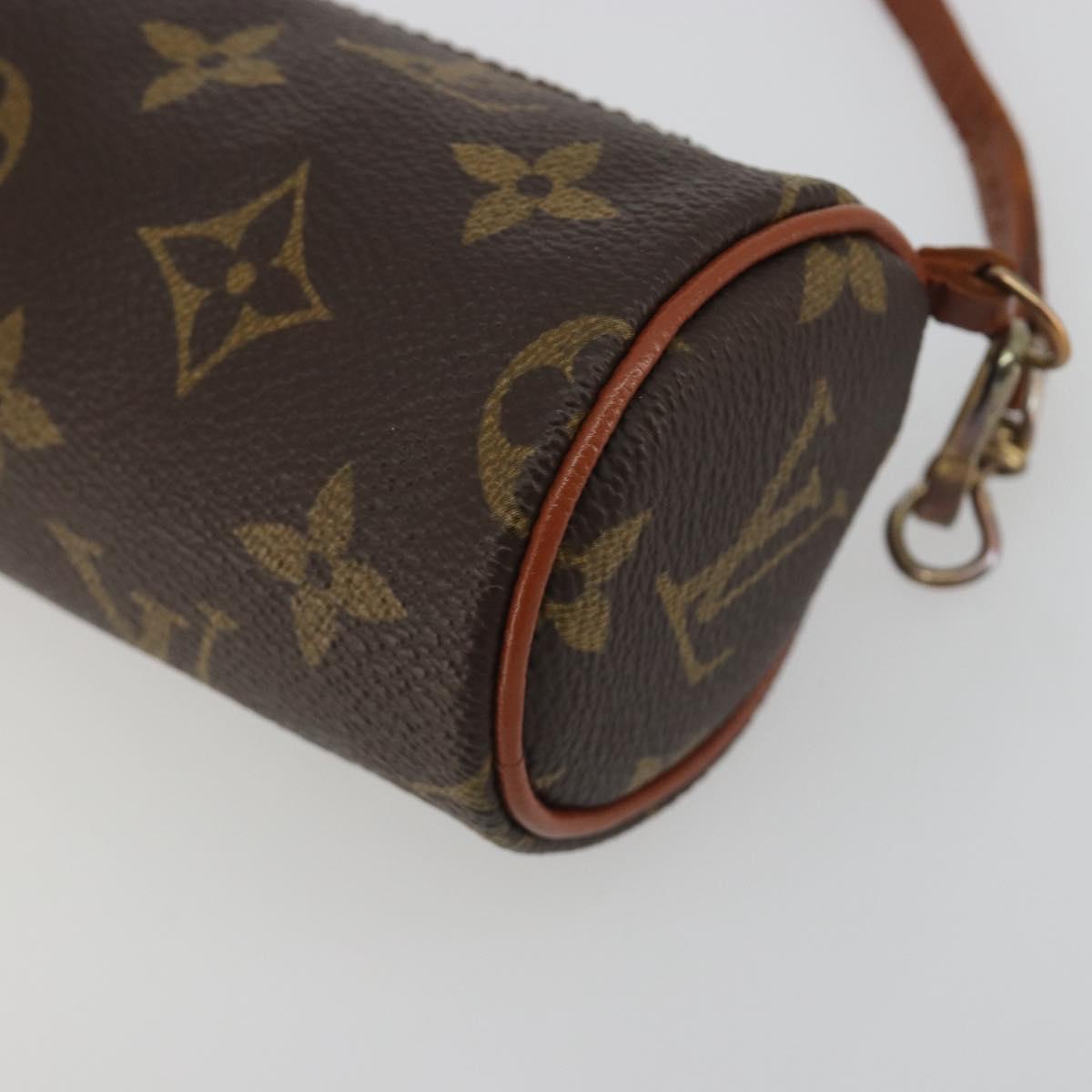 LOUIS VUITTON Monogram Papillon Pouch LV Auth ep15132