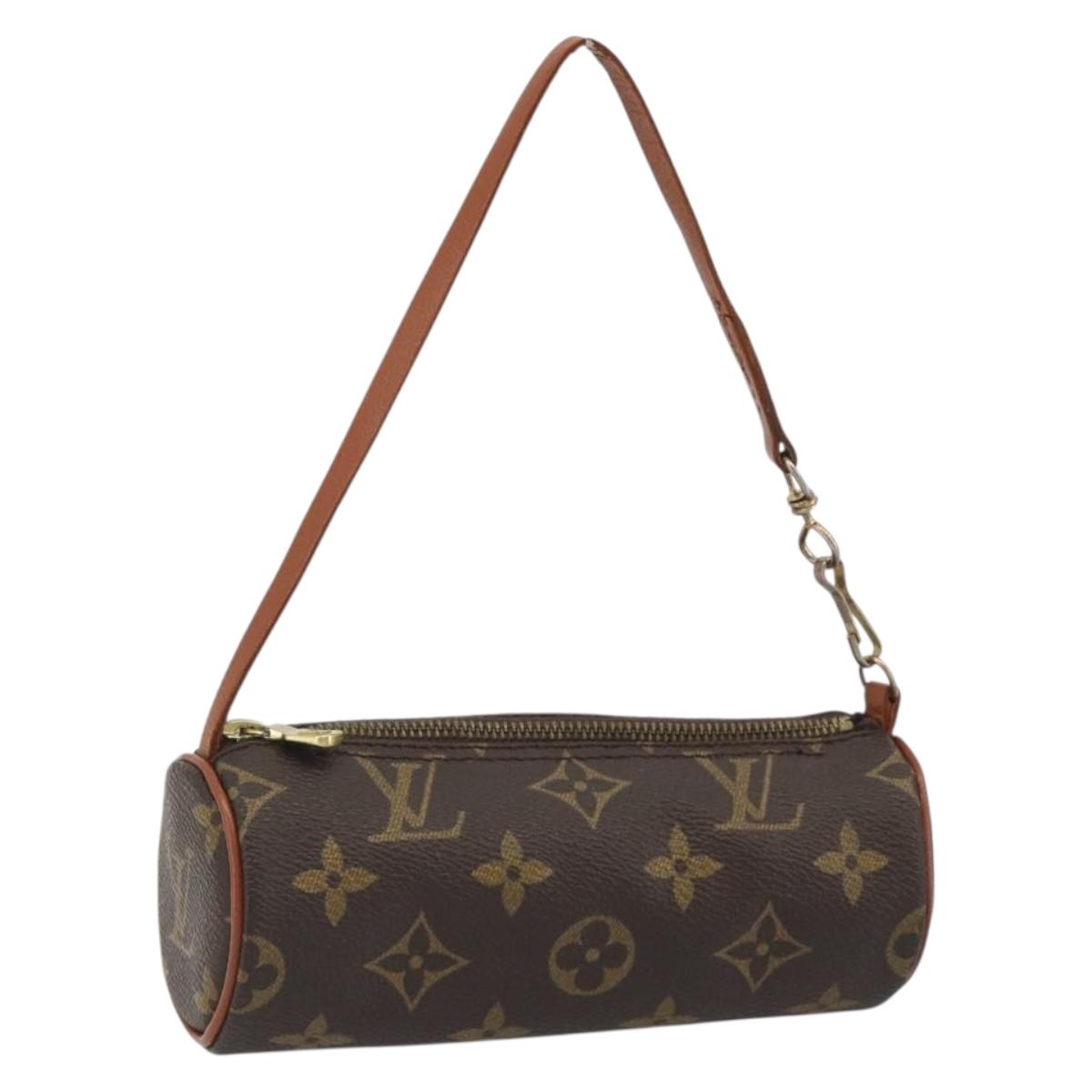 LOUIS VUITTON Monogram Papillon Pouch LV Auth ep15132