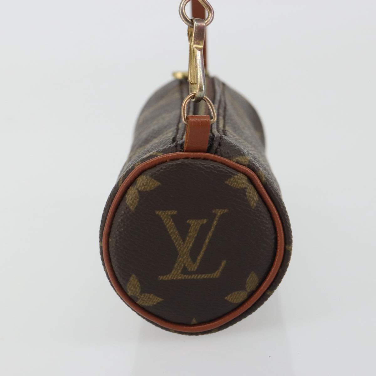 LOUIS VUITTON Monogram Papillon Pouch LV Auth ep15132