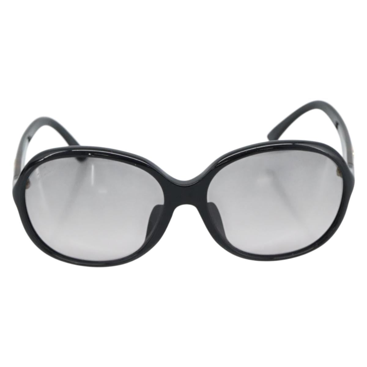 GUCCI Sunglasses Plastic Dark Brown Gold Auth ep15136A