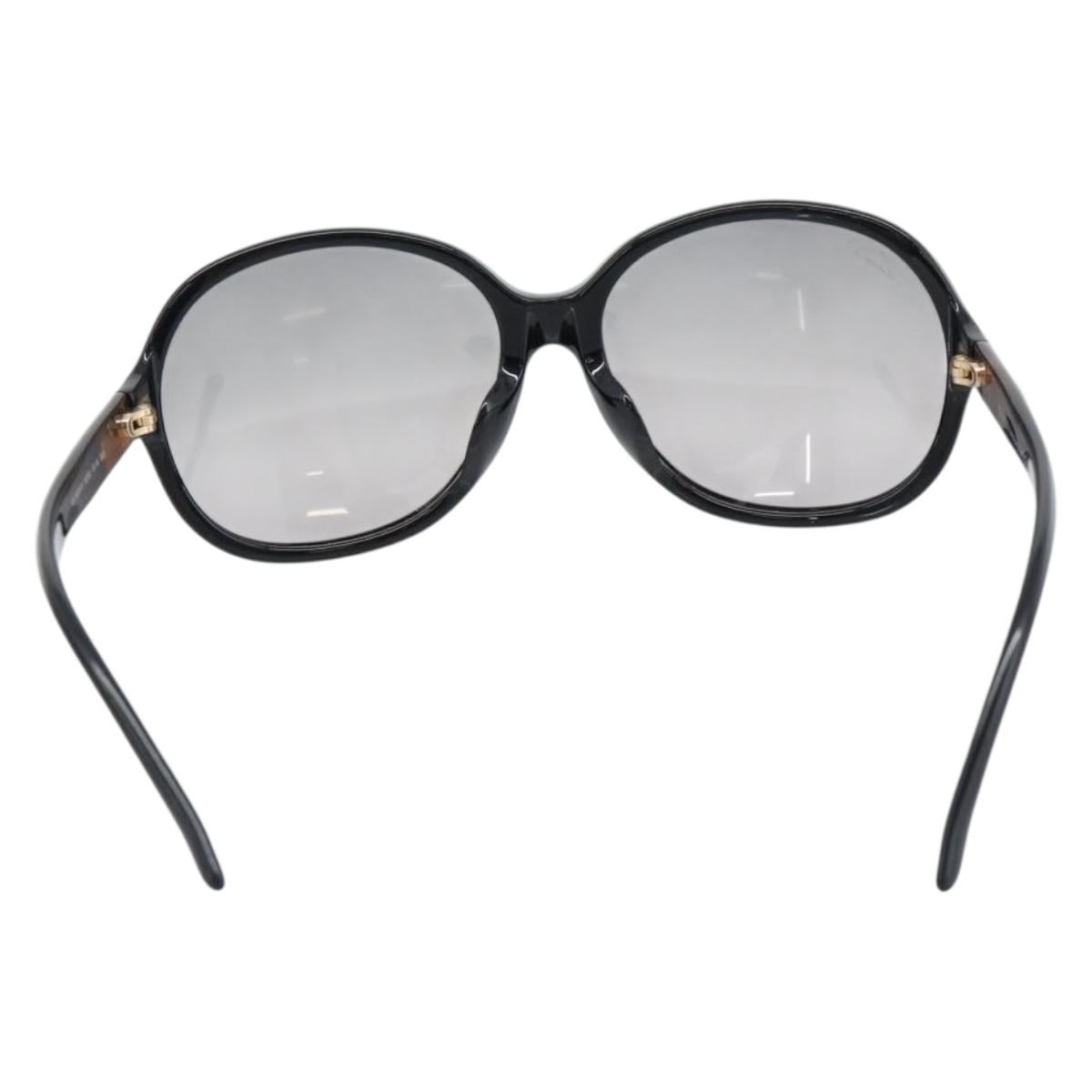 GUCCI Sunglasses Plastic Dark Brown Gold Auth ep15136A
