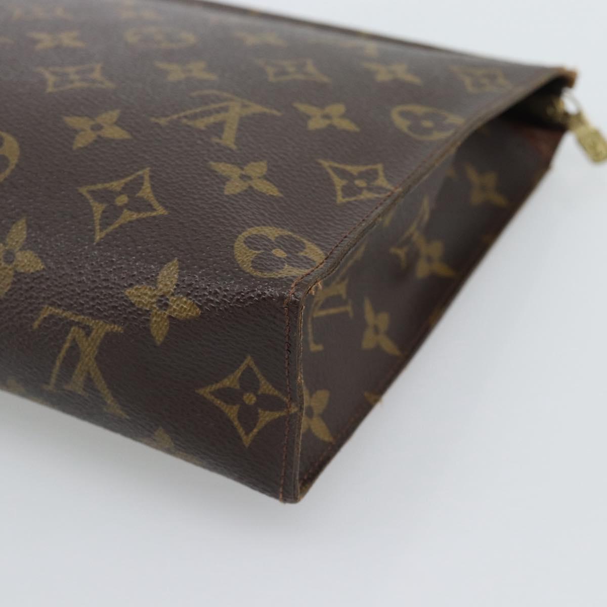 LOUIS VUITTON Monogram Poche Toilette 26 Pouch M47542 LV Auth ep15138