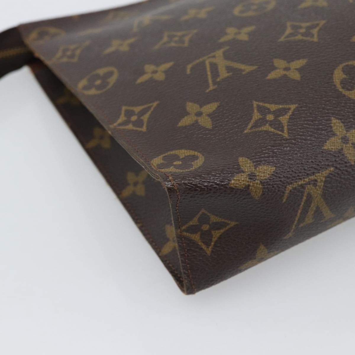 LOUIS VUITTON Monogram Poche Toilette 26 Pouch M47542 LV Auth ep15138