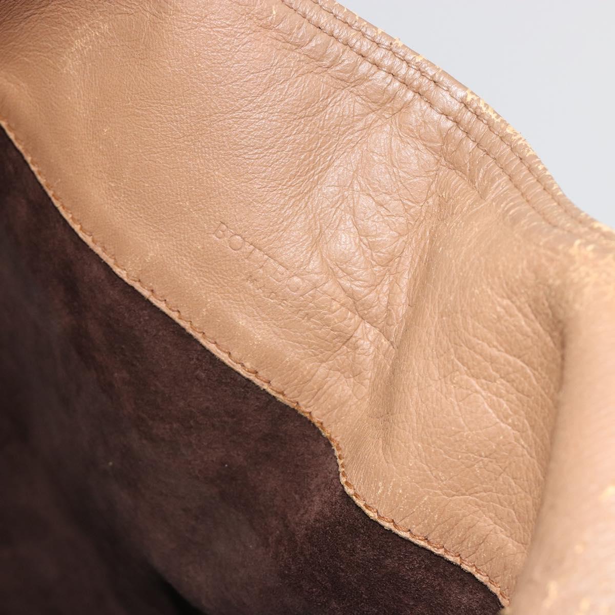 BOTTEGA VENETA INTRECCIATO Hand Bag Leather Outlet Beige 131673 Auth ep15142