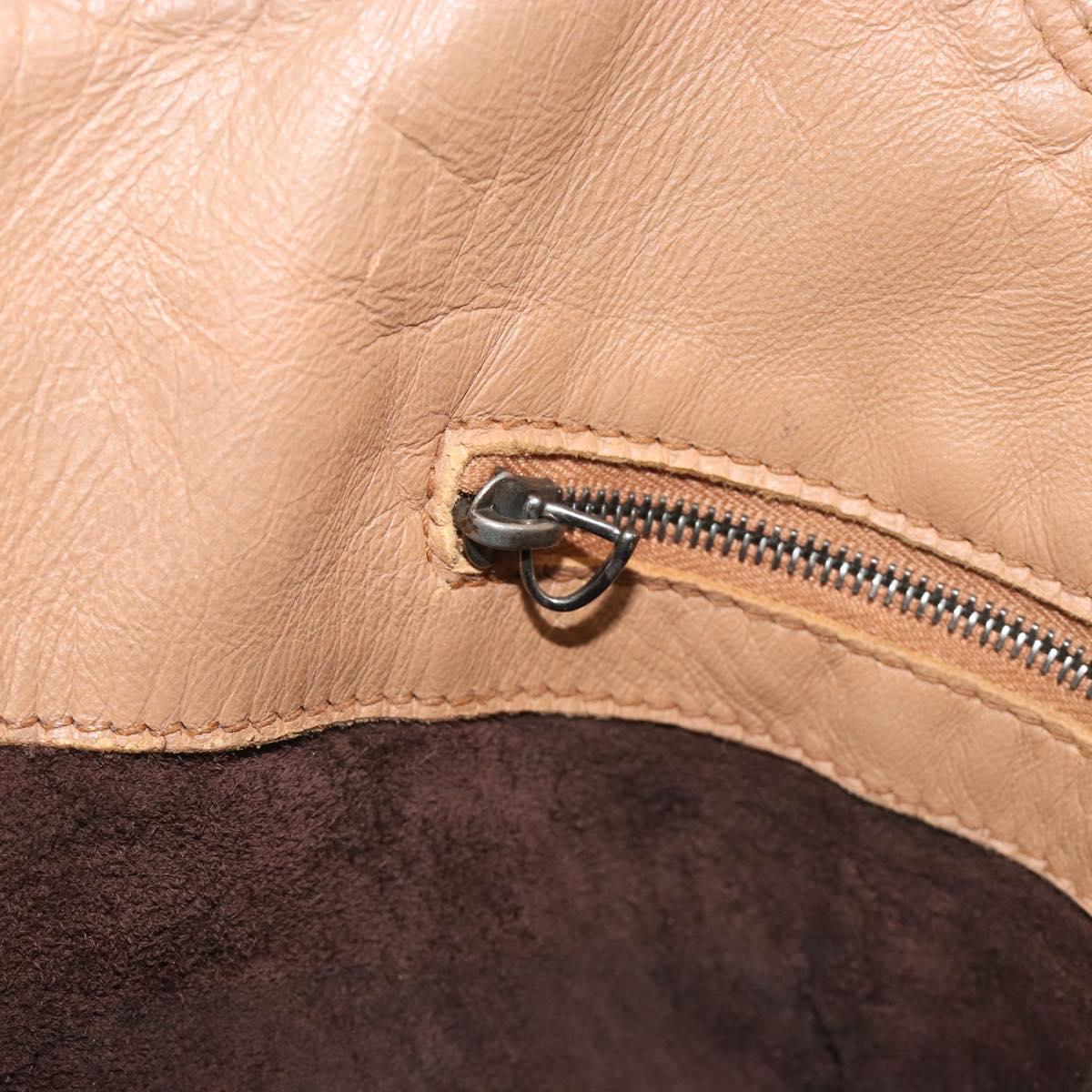 BOTTEGA VENETA INTRECCIATO Hand Bag Leather Outlet Beige 131673 Auth ep15142