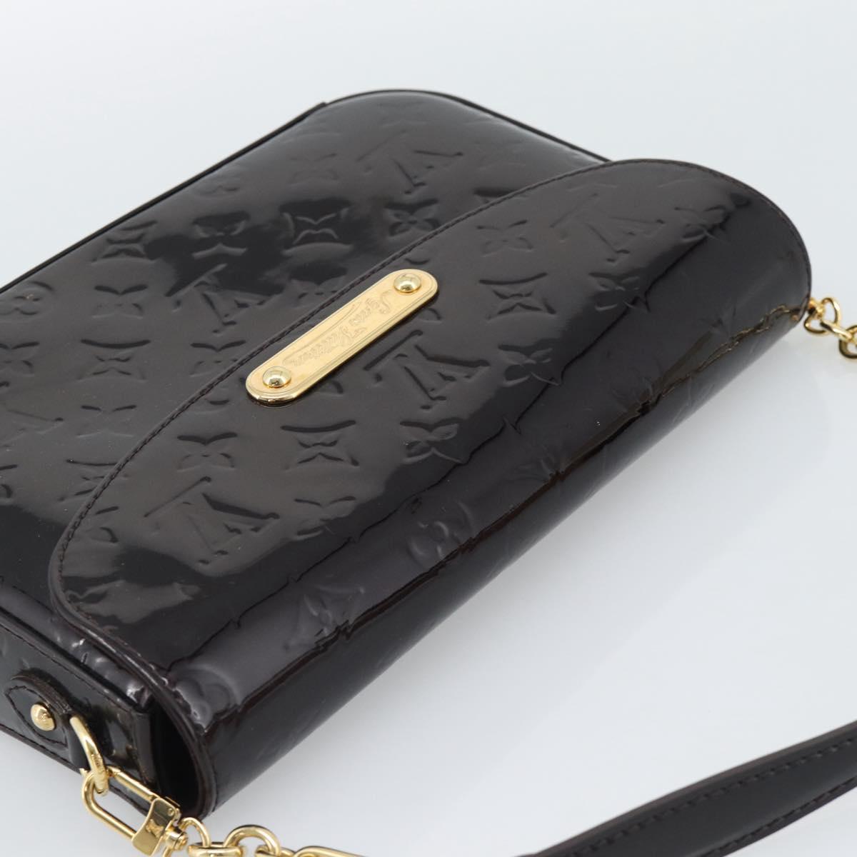 LOUIS VUITTON Monogram Vernis Rodeo Drive Bag Amarante M93598 LV Auth ep15145V
