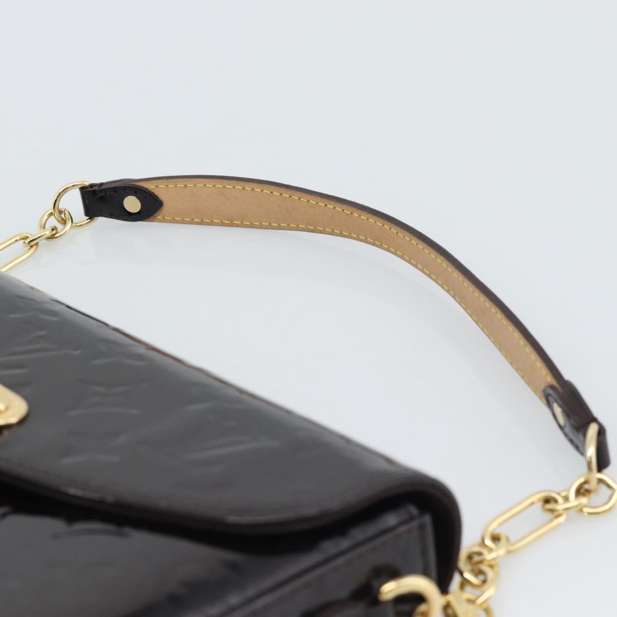 LOUIS VUITTON Monogram Vernis Rodeo Drive Bag Amarante M93598 LV Auth ep15145V