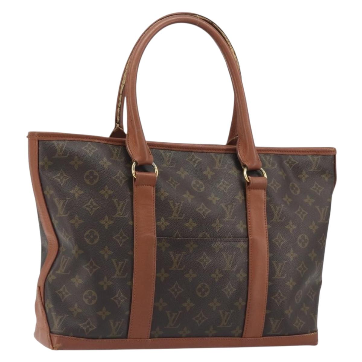 LOUIS VUITTON Monogram Sac Weekend PM Tote Bag M42425 LV Auth ep15148