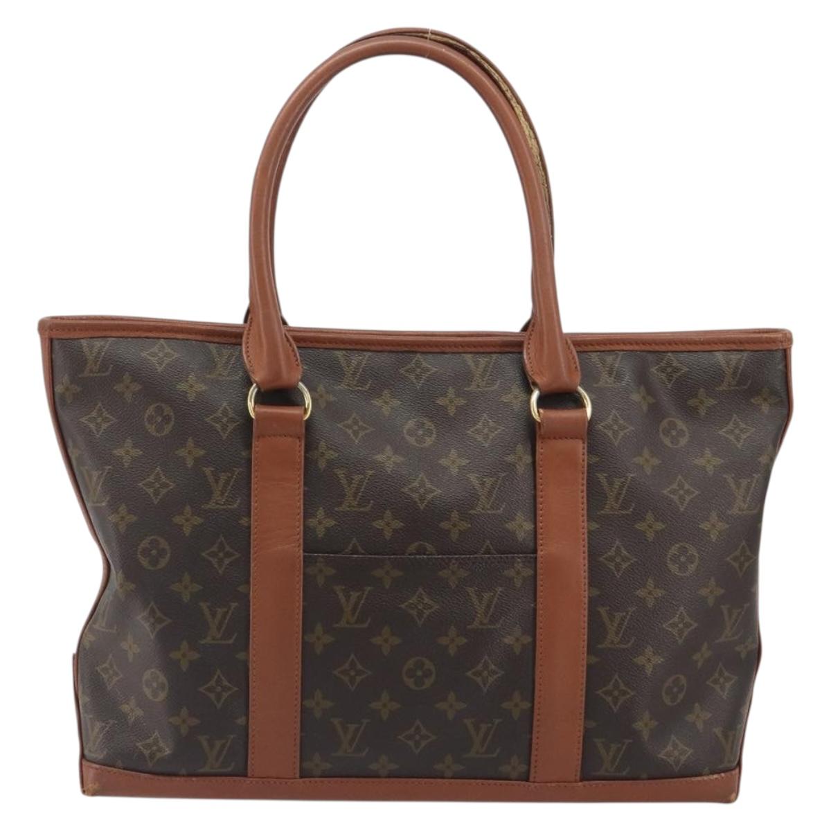LOUIS VUITTON Monogram Sac Weekend PM Tote Bag M42425 LV Auth ep15148