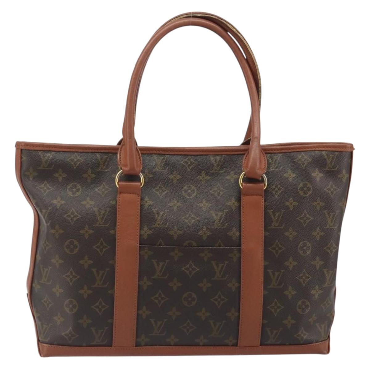 LOUIS VUITTON Monogram Sac Weekend PM Tote Bag M42425 LV Auth ep15148