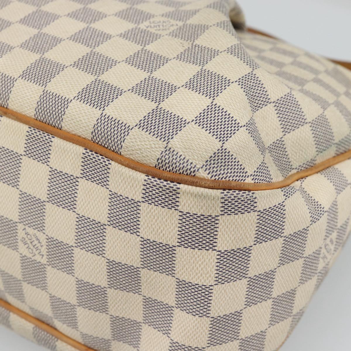 LOUIS VUITTON Damier Azur Siracusa MM Shoulder Bag N41112 LV Auth ep15149