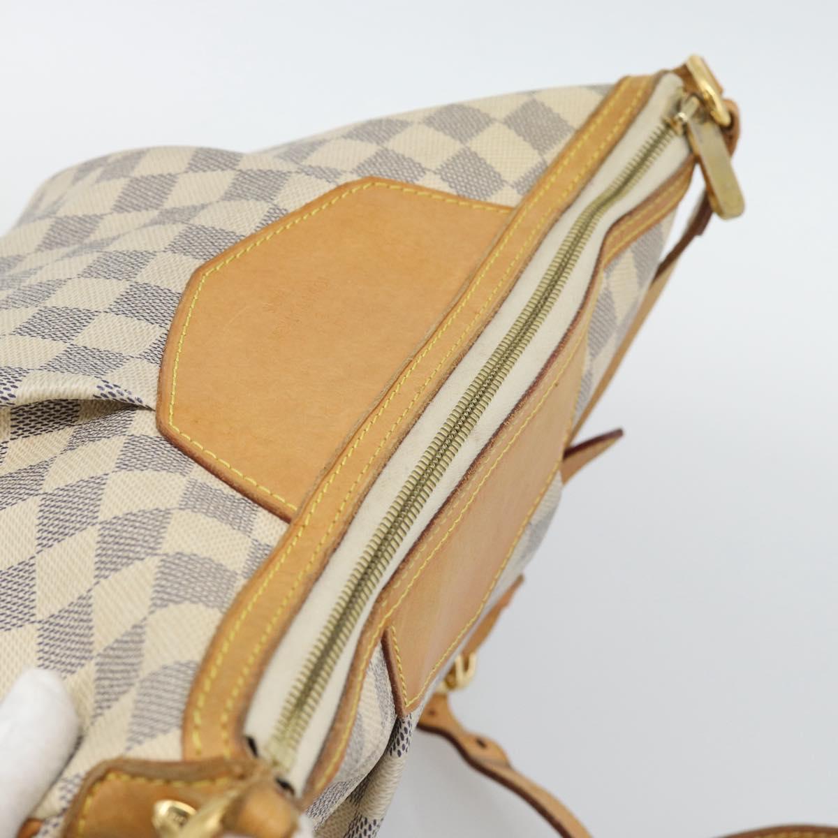 LOUIS VUITTON Damier Azur Siracusa MM Shoulder Bag N41112 LV Auth ep15149