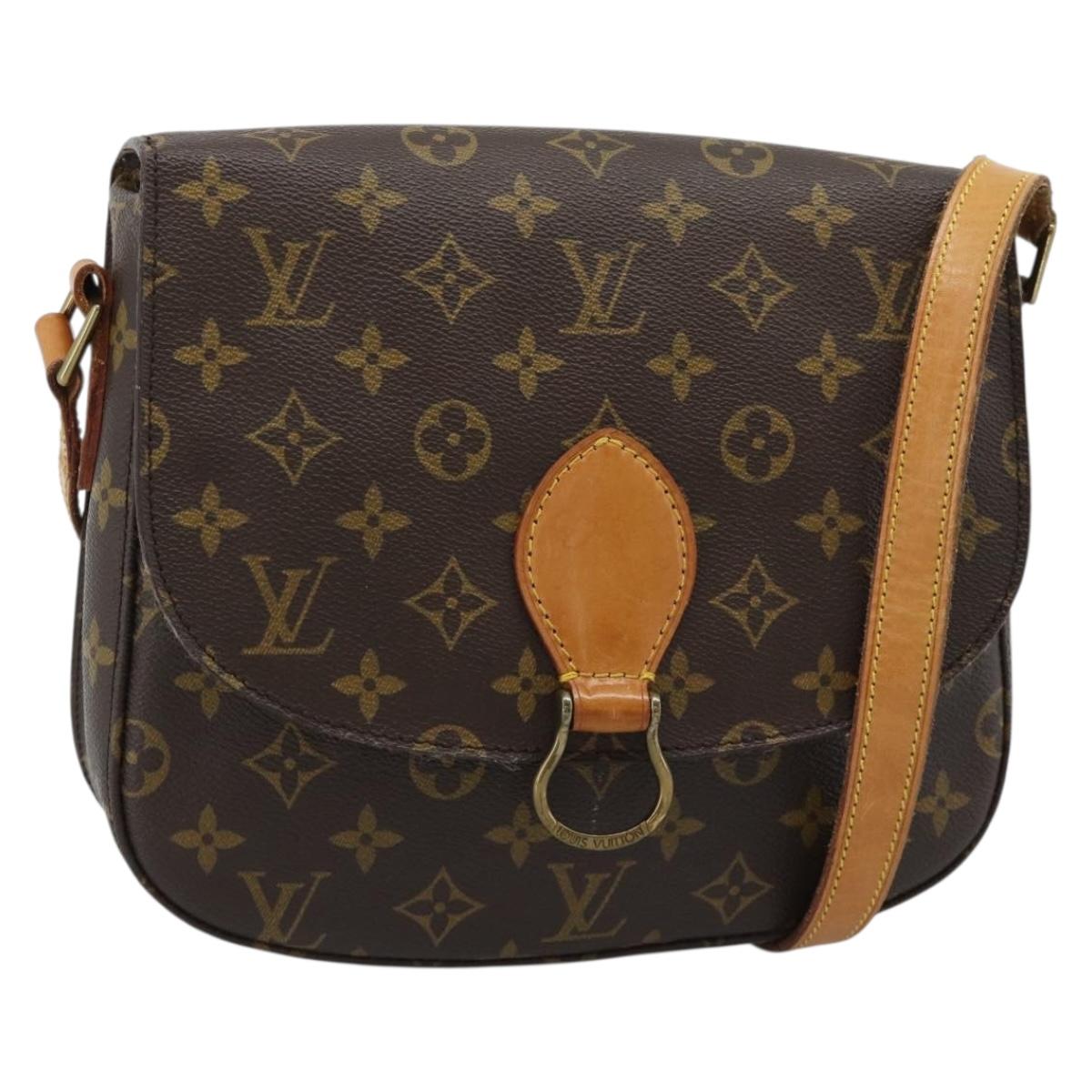 LOUIS VUITTON Monogram Saint Cloud GM Shoulder Bag M51242 LV Auth ep15150