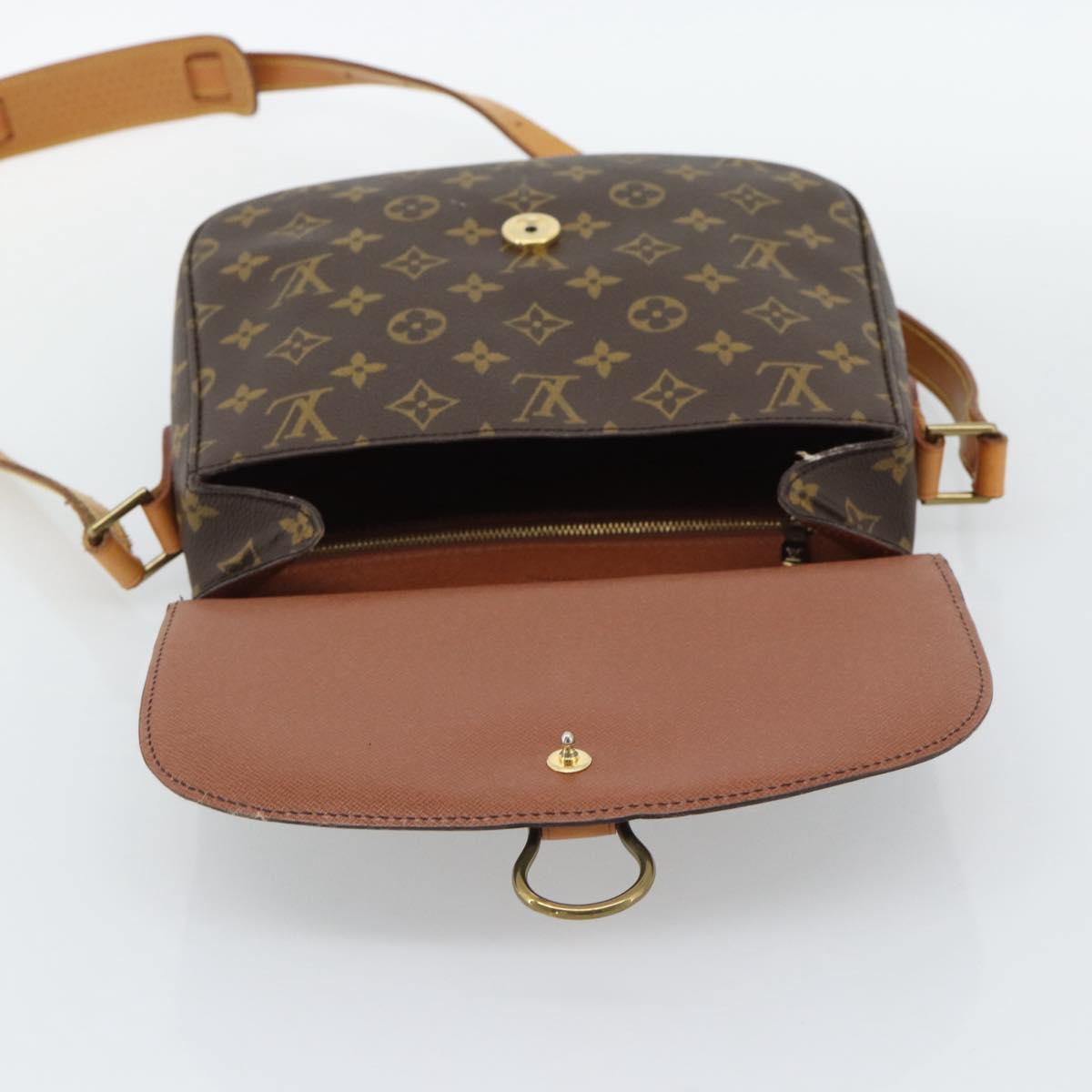 LOUIS VUITTON Monogram Saint Cloud GM Shoulder Bag M51242 LV Auth ep15150