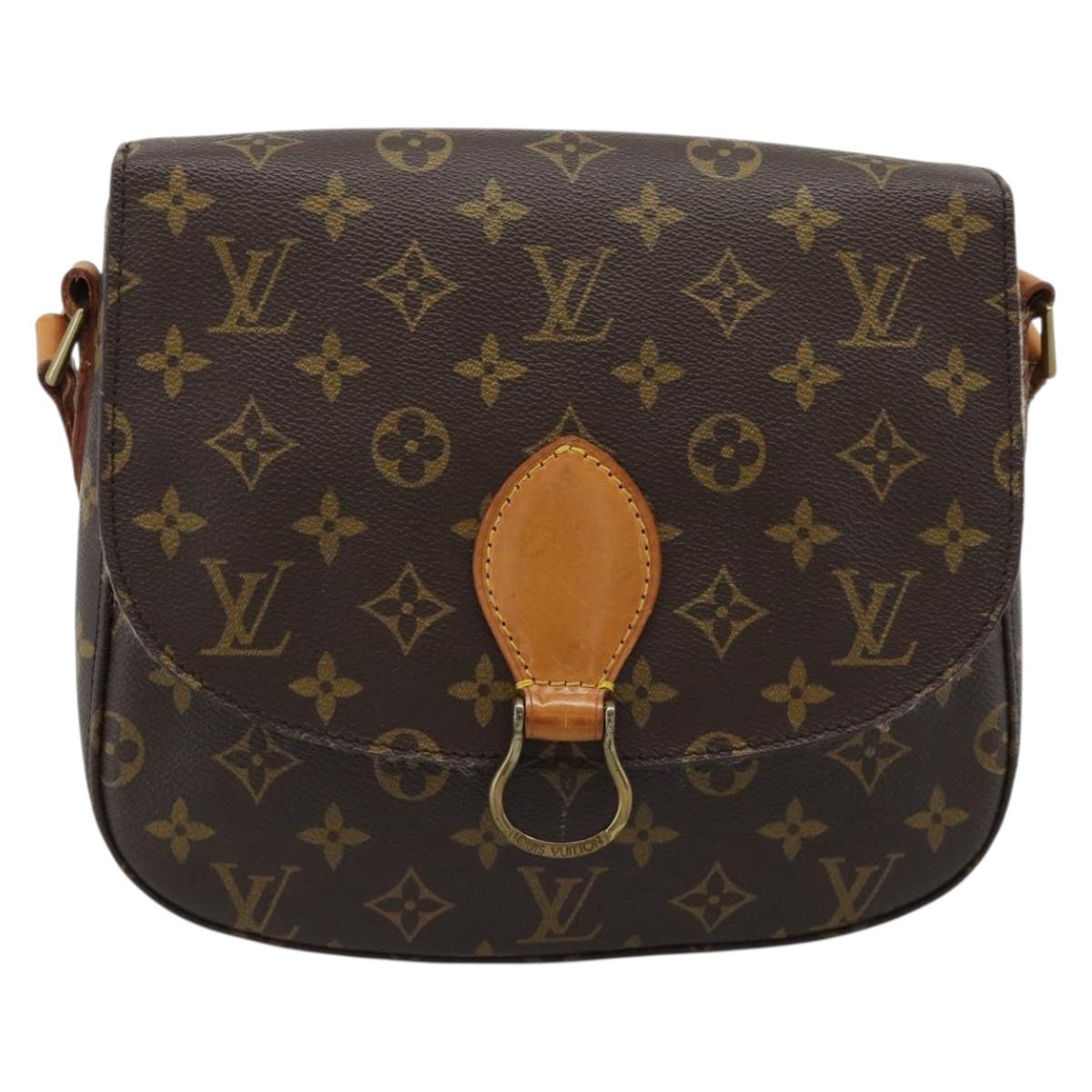 LOUIS VUITTON Monogram Saint Cloud GM Shoulder Bag M51242 LV Auth ep15150