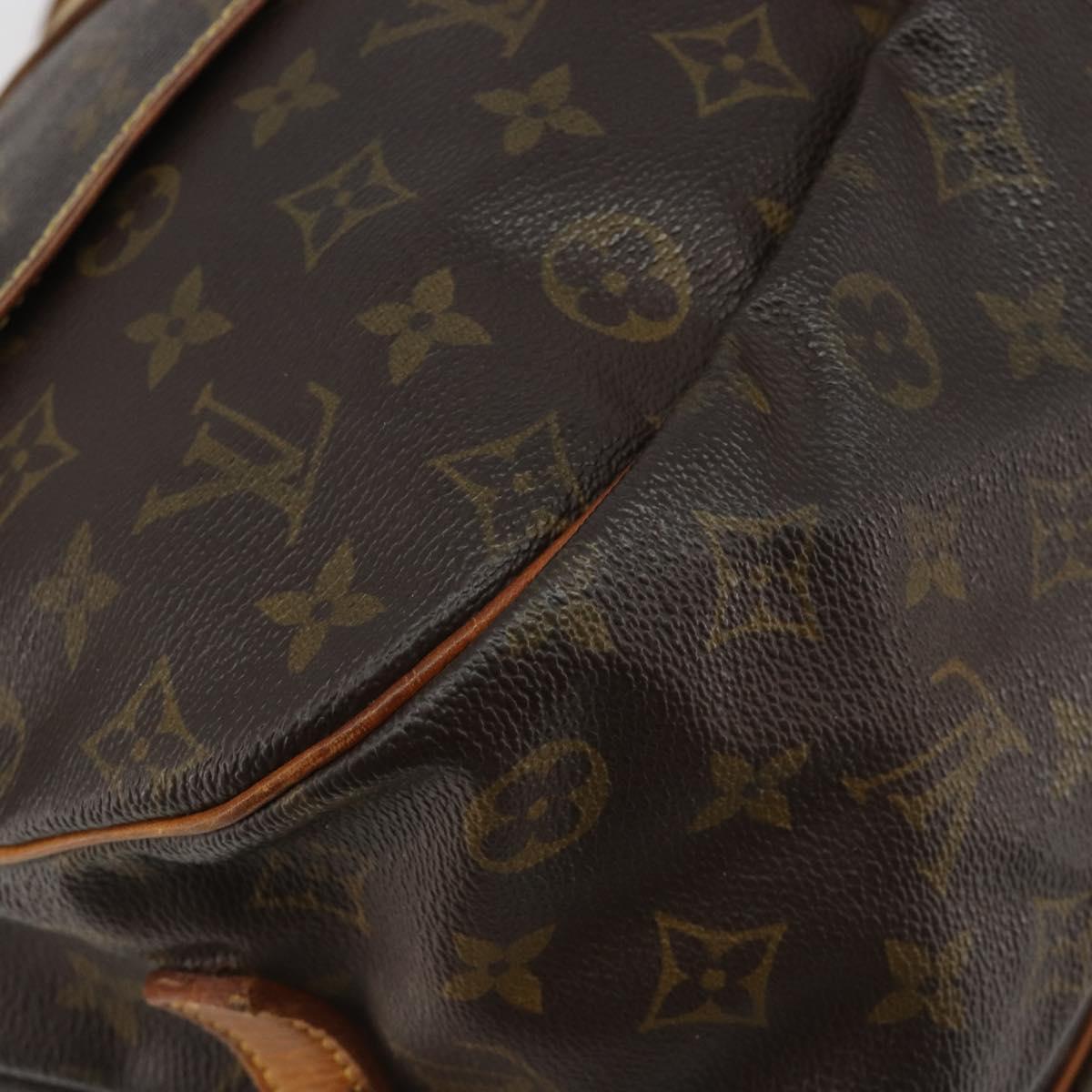 LOUIS VUITTON Monogram Saumur 35 Shoulder Bag M42254 LV Auth ep15155