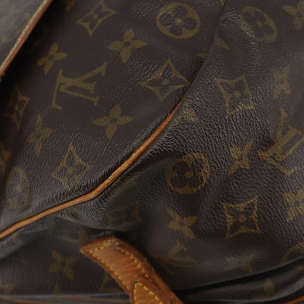 LOUIS VUITTON Monogram Saumur 35 Shoulder Bag M42254 LV Auth ep15155