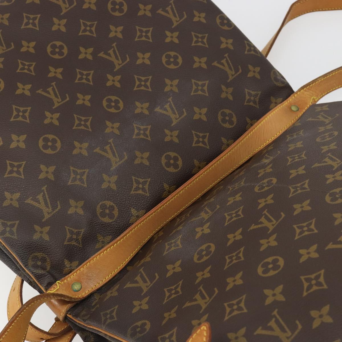 LOUIS VUITTON Monogram Saumur 35 Shoulder Bag M42254 LV Auth ep15155