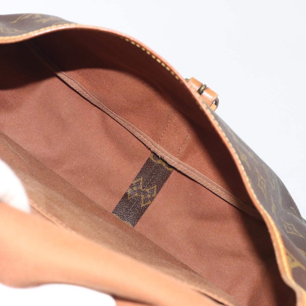 LOUIS VUITTON Monogram Saumur 35 Shoulder Bag M42254 LV Auth ep15155