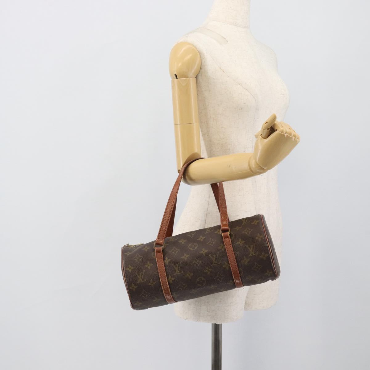 LOUIS VUITTON Monogram Papillon 30 Hand Bag M51365 LV Auth ep15170