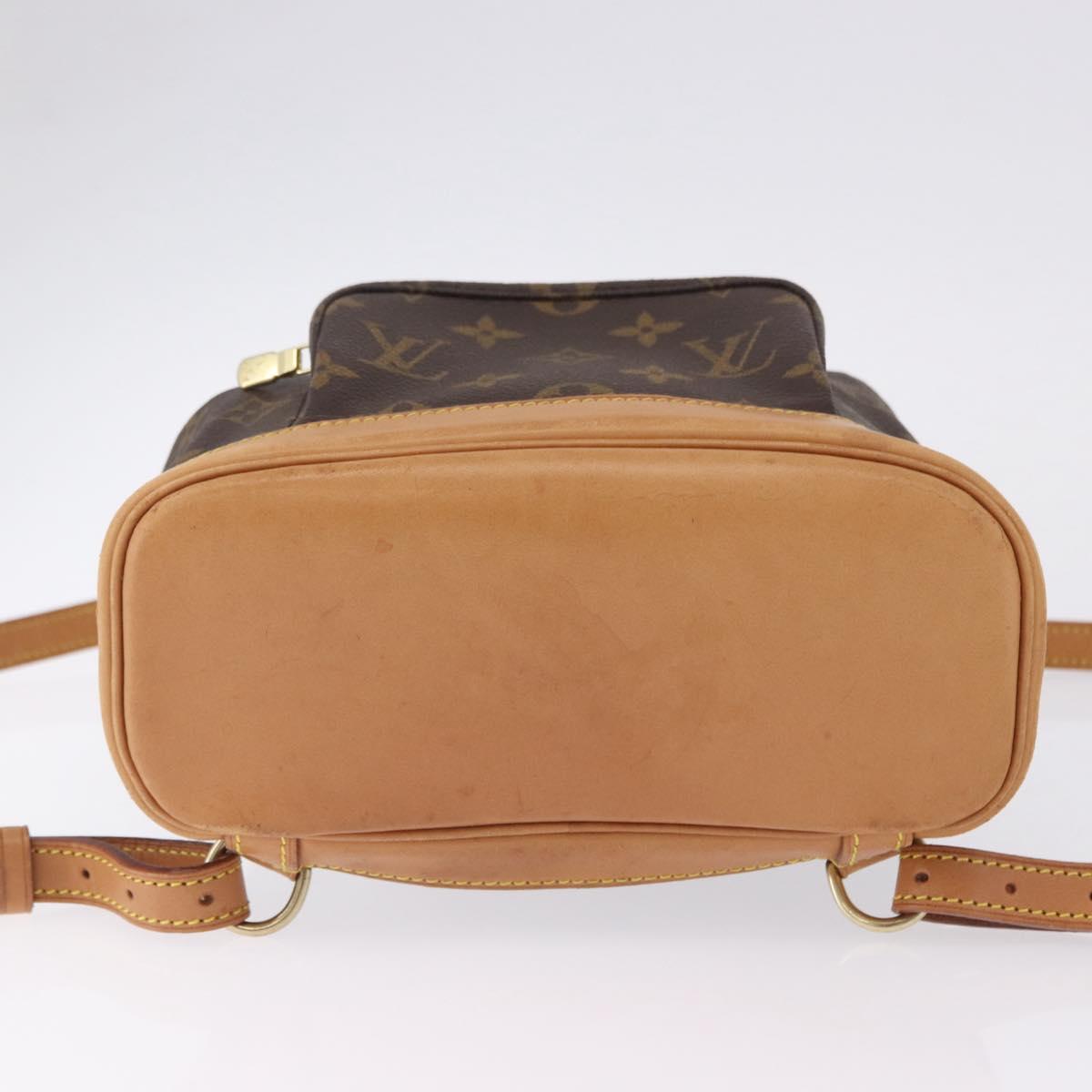 LOUIS VUITTON Monogram Montsouris PM Backpack M51137 LV Auth ep15175V