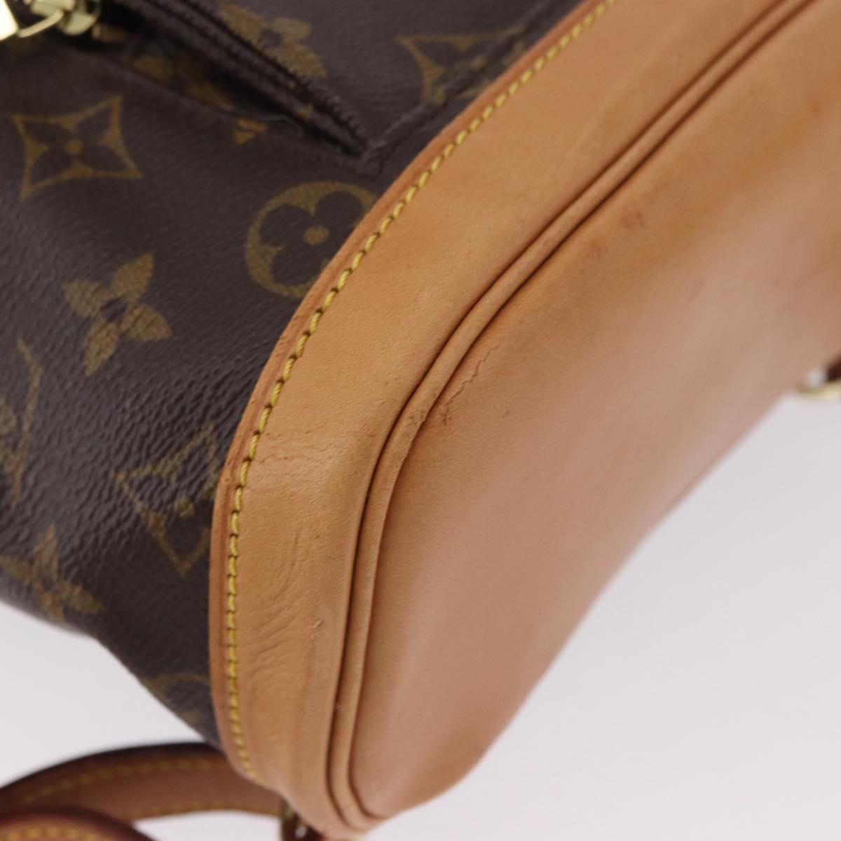 LOUIS VUITTON Monogram Montsouris PM Backpack M51137 LV Auth ep15175V