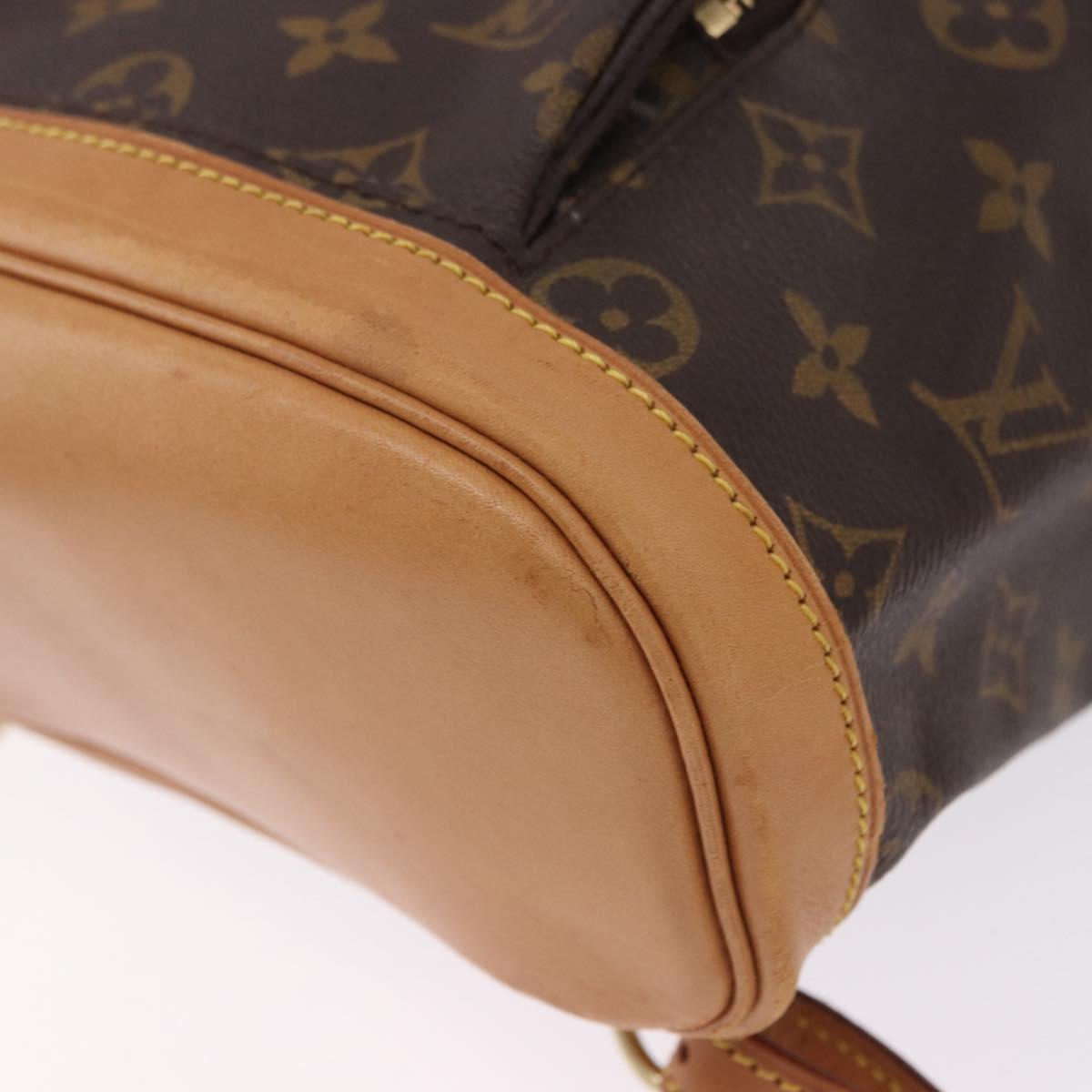LOUIS VUITTON Monogram Montsouris PM Backpack M51137 LV Auth ep15175V