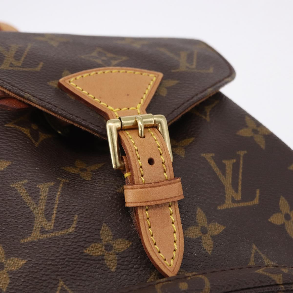 LOUIS VUITTON Monogram Montsouris PM Backpack M51137 LV Auth ep15175V