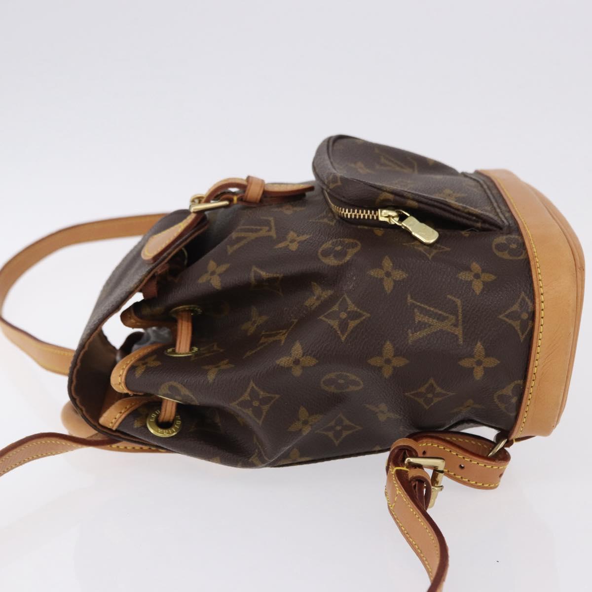LOUIS VUITTON Monogram Montsouris PM Backpack M51137 LV Auth ep15175V